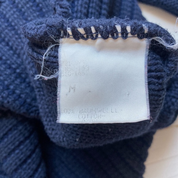 Vintage 80s Bogner Med V Neck Spell Out Sweater - Picture 6 of 7